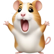 singing hamster sticker