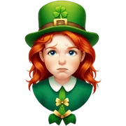 Sad Leprechaun sticker
