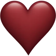 heart in color #70000E sticker