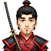 Daring Samurai sticker