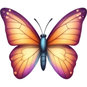 Butterfly sparkles sticker