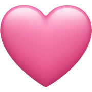 pink heart sticker