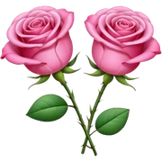 crée moi deux épingle  de couleur rose  sticker