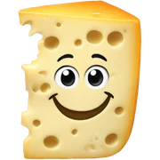 Frozen cheese sticker