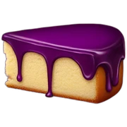 Plum cake sticker