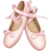 Pale pink ballet shoes sticker