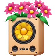 Flower speaker box bfdi sticker