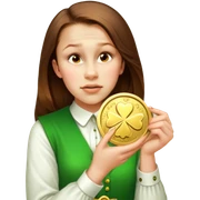 Golden Token sticker