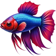 Betta fish sticker