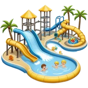 Water park sticker