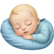 Baby sleeping sticker