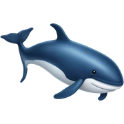 Whale sticker