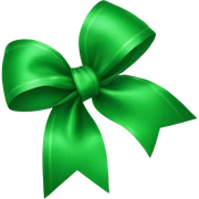 green bow sticker