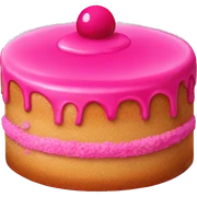 Hot pink cake  sticker