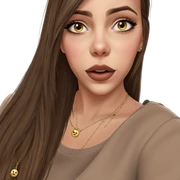 girl with brown hair jewelry sticker