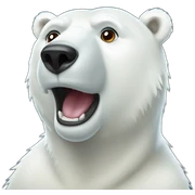 polar bear sticker
