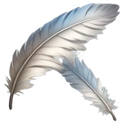 Feathers of an angel  sticker