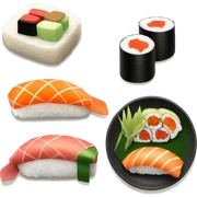 Sushi dinner sticker