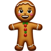 Ginger bread man sticker