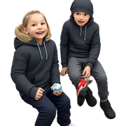 boys relaxing by the beach sticker
