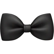 black bow sticker