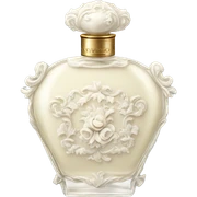 Vintage rococo perfume pale white sticker