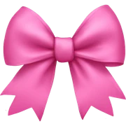 pink bow sticker