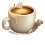 autumn coffe and film sticker