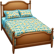 retro bed sticker