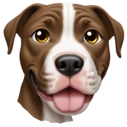 Pitbull puppy sticker