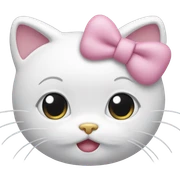 hello kitty hear sticker