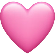 Pink heart sticker