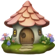 Fairy house sticker