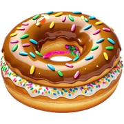 Treasure donut sticker