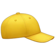 Yellow cap sticker