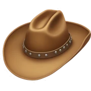 cowboy hat sticker
