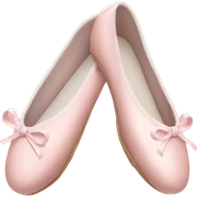 Pale pink ballet shoes sticker