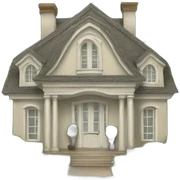 house wealth sticker