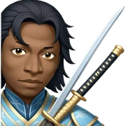 Elegant Samurai sticker