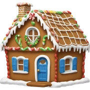 Gingerbread house sticker