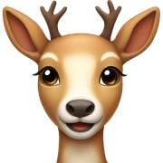 Cute deer sticker