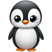 baby penguin sticker