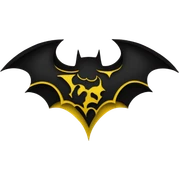 Batman heart sticker