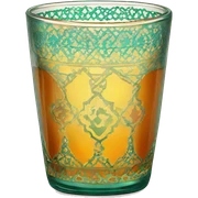 moroccan tea glass sticker