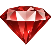 diamond red sticker