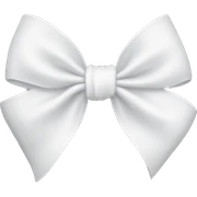 white bow sticker