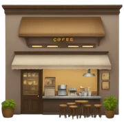 coffee shop sticker