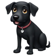 black Dog sticker