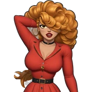 confident beauty with flair sticker