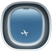 Airplane window sticker